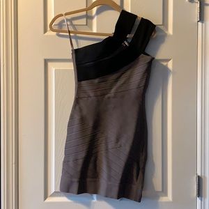 One shoulder bandage dress